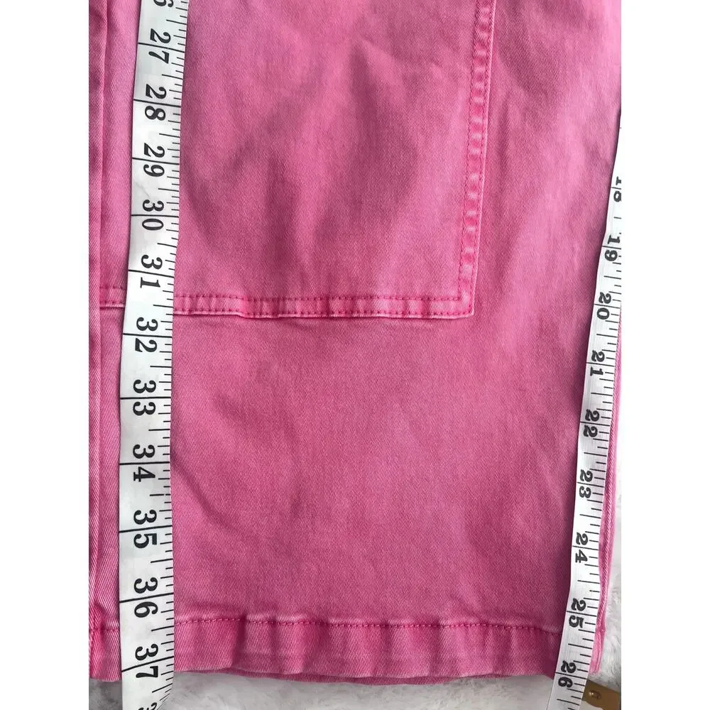 Chic Pistola Ashton Pink Straight Leg Carpenter Ankle Pants - Picture 7 of 7